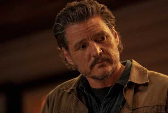 Pedro Pascal in The Last of Us Season 2 Episode 6 looking contemplative